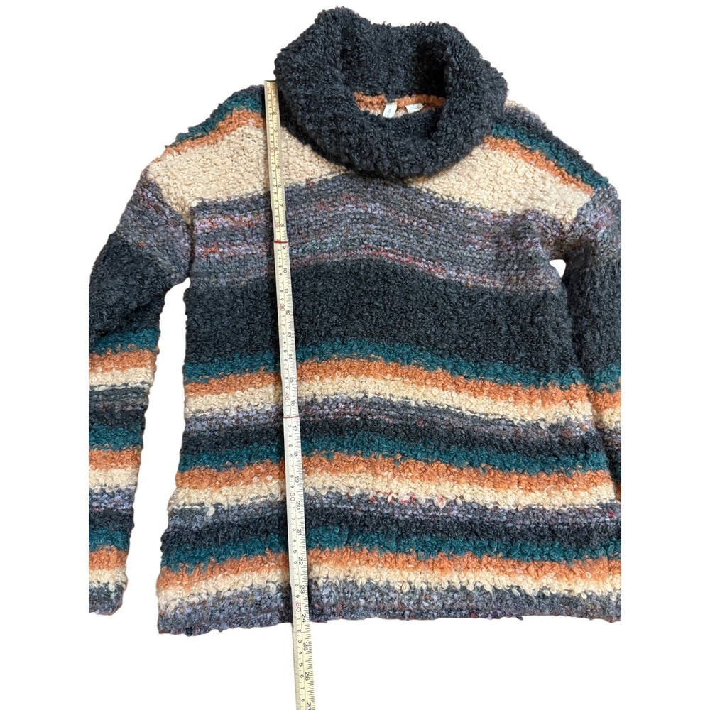 Anthropologie Moth Murray Striped Cowl Neck Sweater sz S - Picture 10 of 10